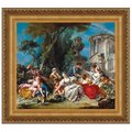 Design Toscano The Bird Catchers, 1748: Canvas Replica Painting: Large DA4863